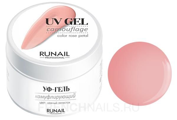 Runail, Камуфлирующий УФ-гель (цвет: Нежный лепесток), 15 г №3448